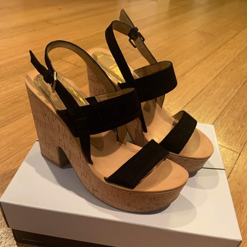 Dolce Vita Rosa Black Suede